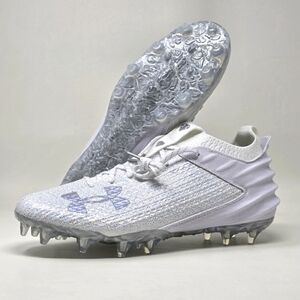 Under Armour Blur 2 MC VVS Football Cleats Mens Size 8 White Metallic Silver New